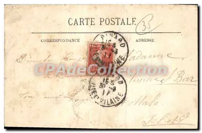 Dinard — A Praia e os Hotéis — LL — Verso