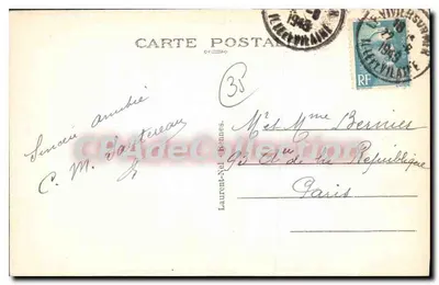 Dinard — Embarcadouro com maré baixa — Diante de Saint-Malo — Loïc, n°140 — Verso