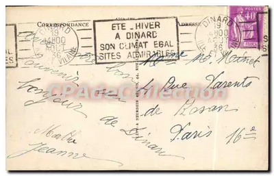 Dinard — Plaża w godzinie kąpieli — LL — Rewers