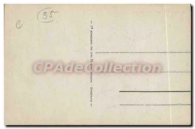 Dinard — Wyspa Moulinet — widok wybrzeża z promenadą i willą — wydawca CPW Ateliers des Arts Photographiques, Strasbourg — Rewers