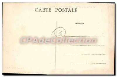 Dinard (I.-et-V.) — Vista geral da Praia — A. Lamiré, editor Rennes — Verso