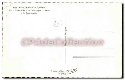 Grenoble — Teleferyk i Moucherotte — Wydawnictwo Sztuki Grenoble — Rewers