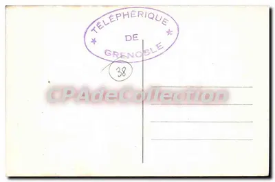 Grenoble — Quais rzeki Isère — Teleferyk Bastille — Cl.A.V. n°016 — Rewers