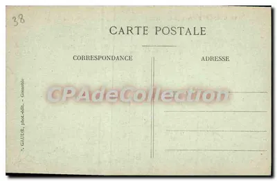 Grenoble — Ogólny widok i Moucherotte, widok z Ste-Marie-d'en-Haut — GAUDE, fot.-wyd. — Rewers