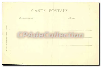 Grenoble — Plac Notre-Dame i katedra — Wydawnictwo Martinono Frères, Grenoble — Rewers