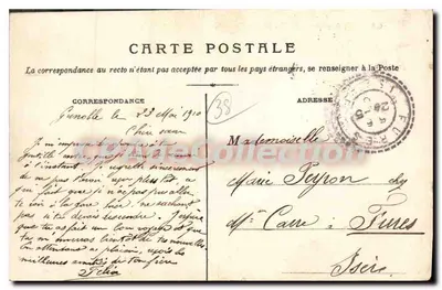 Grenoble — Artilharia. Entrada das Casernas — Sayn — Verso