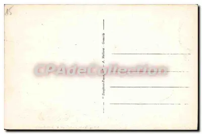 Grenoble - Most Gontard, nabrzeże Perrière i święta Maria — A. Mollaret, n° 10.646 — Rewers