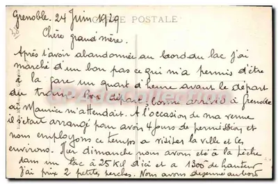 Grenoble — De Forten en de Bruggen over de Isère — Uitgever n°36 — Achterkant