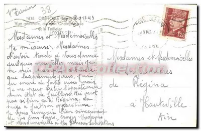 Grenoble — vista geral e o Toitilfefer — Yvory — Verso