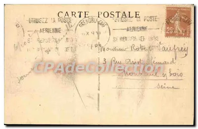 Grenoble — Most Gontard, rzeka Isère i Alpy — wydawca nieznany, nr 10.601 — Rewers