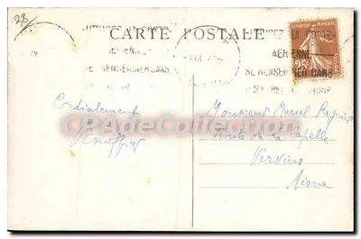 Grenoble — Antica Porta San Lorenzo e la Chiesa — CI. A. V. n°0145 — Verso