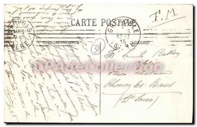 Grenoble — A Place Grenette e o St-Eynard — LL. — n°56 — Verso