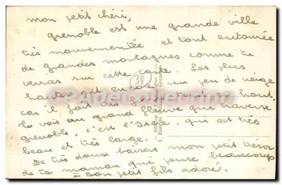 Grenoble (Isère) — Widok Panoramiczny — Wyd. La Chèvre Grenoble — Rewers