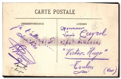 Grenoble - De plein Victor-Hugo - De Beeld van Berlioz en de Forten — Achterkant