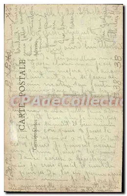 Grenoble — Vista Geral do lado do Cours Berriat e o Moucheterotte, alt. 1906 m. — B.F. PARIS — Verso