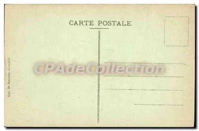 Grenoble - La Tronche, Île-Verte i łańcuch Alp — wydawca Pan Houretier, Grenoble, n° 415 — Rewers