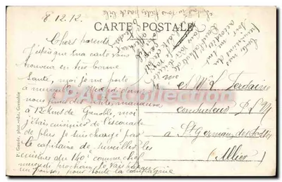 Grenoble — La Tronche — A Ilha Verde e a Cadeia dos Alpes — P. Gaude, fot.-editor Grenoble — Verso