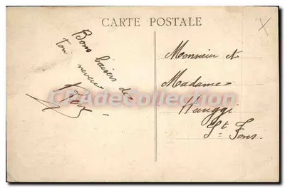 Grenoble - Vista Geral e as Alpes — Editor desconhecido, número de série não visível — Verso