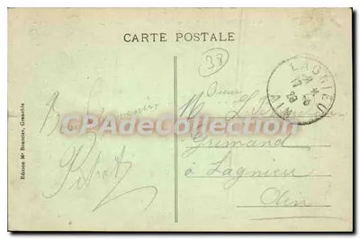 Grenoble — Mosty nad Izery i Koleją Alp — Wydawnictwo Pana Bouchera, Grenoble — Rewers