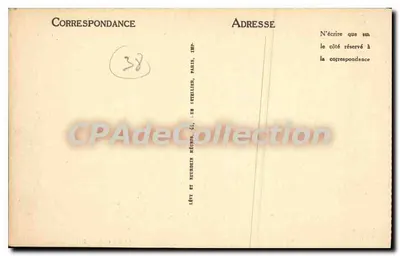 Grenoble — Avenue Alsace-Lorraine y las Alpes — LL — Reverso