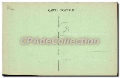 Dangu (Eure) — A Anunciação, escultura em madeira do portal interno da igreja — Edição G. Artis, Verpont — Verso