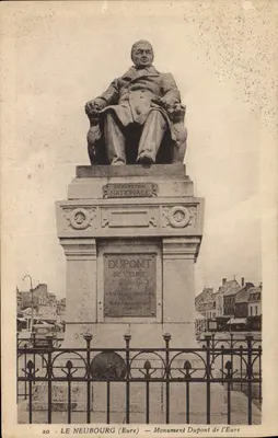 Le Neubourg (Eure) — Monument Dupont de l'Eure — Edição Maribourain n°20