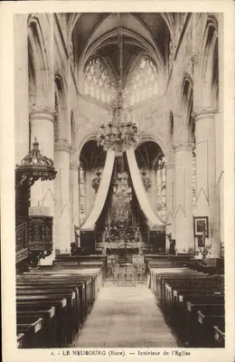 Le Neubourg (Eure) — Interior da Igreja