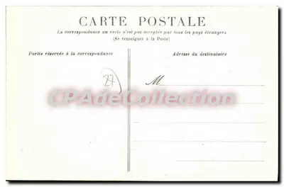 Harcourt — Le Château — Éditeur L. Lormeau, n° 27 — Verso