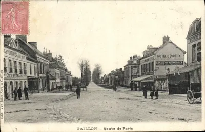 Gaillon — Estrada para Paris — Editor Jules Sery, n°2