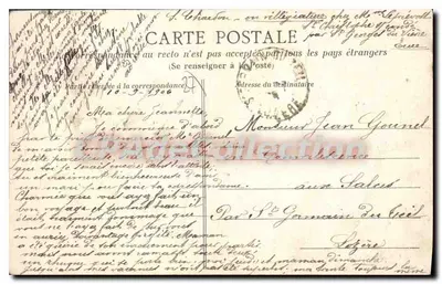 Domínio de Graveron — Arredores de Boissey-le-Châtel (Eure) — Coleção T. Pasquet — Verso