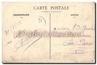 Folleville - O Castelo — Edição Cartonux-Vimeaux, Breteuil — Verso
