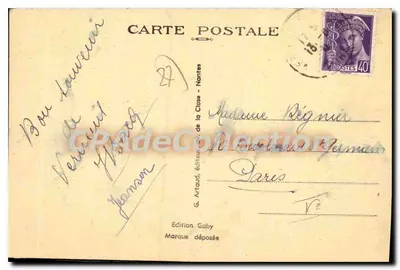 Verneuil-sur-Avre (Eure) — Dom z XVI wieku, ulica Canon — Wydawnictwo Gaby — Rewers