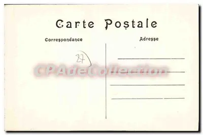 Aulnay (Eure) — As Margens do Iton & a Mansão — editor Longle, França, n° 1078 — Verso