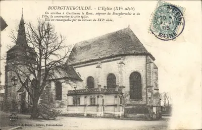 Bourgheroulde - A Igreja (século XV) — Coleção A. Bonar, editor, Pont-Audemer