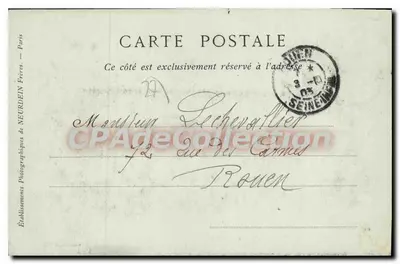 Acquigny — Il Castello — Editore Neurdein, n°62 — Verso