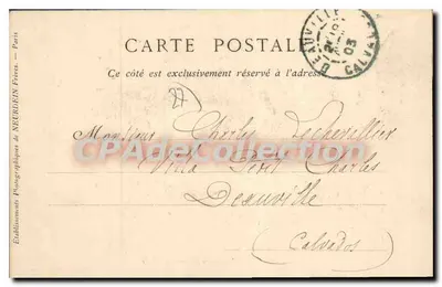 Le Neubourg — A Igreja e a Estátua de Dupont de l'Eure — Coleções ND Phot — Verso
