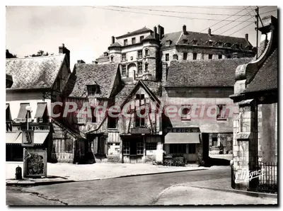 GAILLON (Eure) — Praça da Igreja e o Castelo — La Cour Bourdon — Edições E. MIGNON
