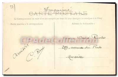 Évreux — Widok na Hotel de Ville — Wydawnictwo Laruelle, Évreux — Rewers