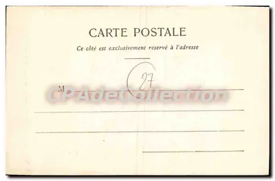 Évreux - Widok na ramie rzeki Iton i Wieżę zegarową — Lib. E. Barlet, Évreux, nr 74 — Rewers