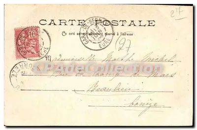 Bernay — Brzegi Charentonne — Walter phot.édit. — Rewers