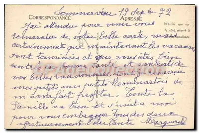 Bernay - Rue de la Sous-Préfecture — kartka pocztowa nr 61, wydana ND — Rewers