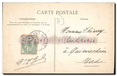 Gisors — Wieża Świętego Tomasza — Druk. Lith. A. Bardel, Gisors (Eure) — Rewers