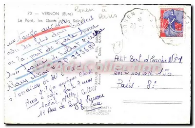 Il Ponte dei Cavoli a Vernon — Editore Gaby, n°70 — Verso