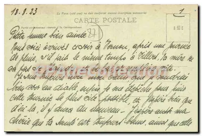 Vernon (Eure) — Het Monument en de Avenue Victor-Hugo — Fot. Ed. Laverge, Vernon — Achterkant