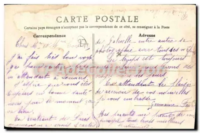 Louviers (Eure) — El Eure y el Puente del Rempart — G. F., París — Reverso
