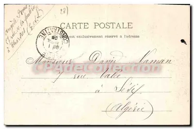 Chartres — Widok z mostu Courtille — wydawca nieodczytelny — Rewers