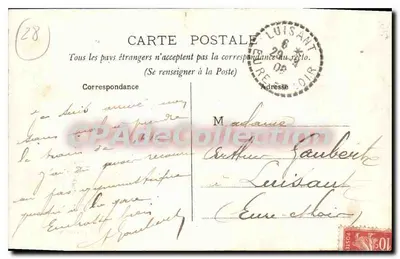 Beaumont-les-Autels - O Castelo — Edição Jules Renoult, Nogent-le-Rotrou — Verso