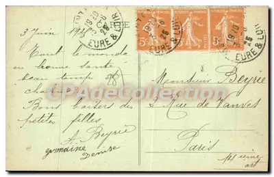 Maintenon (E.-et-L.) — Perspectiva do Canal Luís XIV — Foncault, editor, Dreux, n°620 — Verso