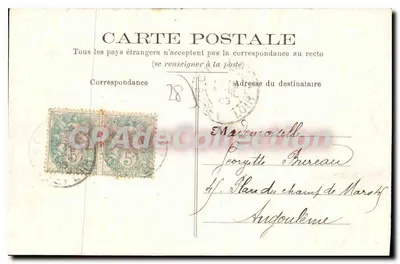Courtalain (E.-et-L.) — Vue prise du Calvaire — Ed. H. Lecomte, Courtaulain — Verso