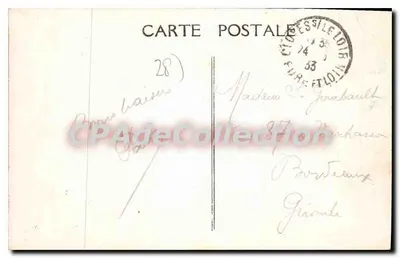 Arredores de Cloyes (E.-&-L.) — Castelo de Beauvoir — Noulin, buralista — Verso
